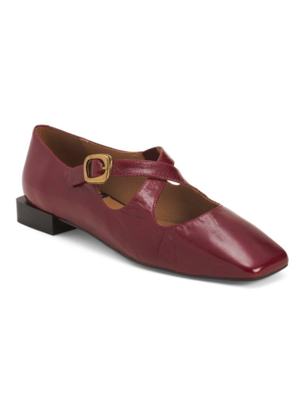 ANGEL ALARCON Made In Spain Leather Cross Band Shoes